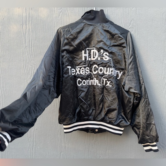 Vintage 70s  Don Allerson Athletic Bomber Jacket with Embroidered Back Size MD - Picture 7 of 9